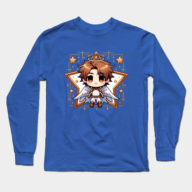 Archangel Michael Chibi Long Sleeve T-Shirt by Pickledjo